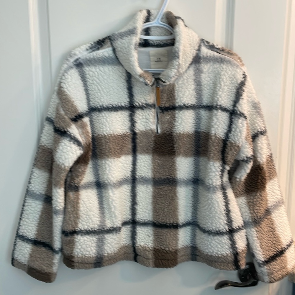 Xs thread & supply pullover fleece/sherpa